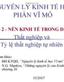 NGUYÊN LÝ KINH TẾ HỌC PHẦN VĨ MÔ - Chương 5