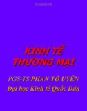 Nhập môn kinh tế thương mại - PGS .TS Phan Tố Uyên