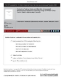 Evaluating Testing, Costs, And Benefits Of Advanced Spectroscopic Portals For Screening Cargo At Ports Of Entry