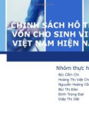 CHÍNH SÁCH HỖ TRỢ VỐN CHO SINH VIÊN VIỆT NAM HIỆN NAY