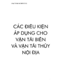 incoterms 2010: các quy tắc của icc về sử dụng các điều kiện thương mại quốc tế và nội địa - phần 2