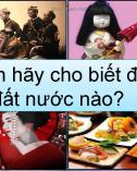 Bài giảng Lịch sử 11 bài 1: Nhật Bản