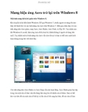 Mang hiệu ứng Aero trở lại trên Windows 8
