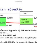 Bài giảng hệ điều hành : BỘ NHỚ ẢO part 1