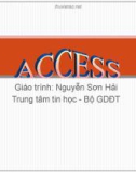 Bài giảng Access: Chương 1 - Nguyễn Sơn Hải