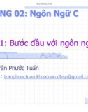 Bài giảng Lập trình C++: Chương 2 (Bài 01) - Trần Phước Tuấn