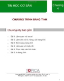 TIN HỌC CƠ BẢN: Chương 4