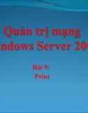 Quản trị mạng Windows Server 2003 - Bài 9