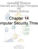 Lecture Operating systems: Internals and design principles (6/E): Chapter 14 - William Stallings