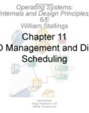 Lecture Operating systems: Internals and design principles (6/E): Chapter 11 - William Stallings