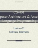 Lecture Computer Architecture and Assembly Language Programming - Lesson 22: Software interrupts