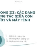 Bài giảng Nhập môn tương tác người máy: Chương 3 - TS. Vũ Thị Hương Giang