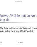 Bài giảng Hệ điều hành: Chương 10