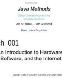 Lecture Java methods: Object-oriented programming and data structures (2nd AP edition): Chapter 1 - Maria Litvin, Gary Litvin