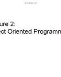 Lecture 2: Object Oriented Programming