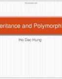 Lecture Java programming language: Inheritance and Polymorphism - Ho Dac Hung