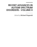 RECENT ADVANCES IN AUTISM SPECTRUM DISORDERS - VOLUME II