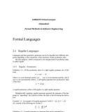 Lecture note Formal methods in software engineering - Lecture 2 (cont)