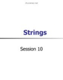 Lecture Elementary programming with C - Session 10: Strings