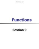 Lecture Elementary programming with C - Session 9: Functions