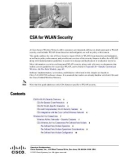 CSA for WLAN Security