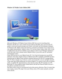 Windows XP Media Center Edition 2005