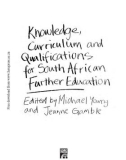 Knowledge, curriculum and qualifications for South African Further Education