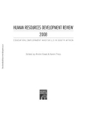 Human Resources Development Review 2008