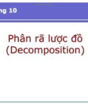 Bài giảng Cơ sở dữ liệu - Chương 10: Phân rã lược đồ