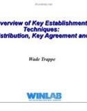 Overview of Key Establishment Techniques: Key Distribution, Key Agreement and PKI