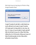 Dịch thuật trong mọi ứng dụng của Windows bằng Google Translate Client