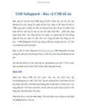 USB Safeguard - Bảo vệ USB tối đa