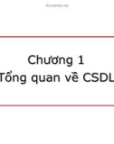 Bài giảng cơ sở dữ liệu - chương 1 - ĐH KHTN Tp.HCM