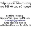 Bài giảng Bài 9: Tiếp tục cải tiến chương trình đồ họa liệt kê các số nguyên tố