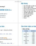 Bài giảng Lập trình hướng đối tượng - Chương 2: Các đặc điểm của C ++