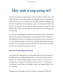 Máy tính trong tương lai?