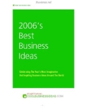 2006's best biz ideas