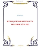 Tiểu luận KẾ HOẠCH MARKETING CỦA VINAMILK NĂM 2012