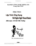 Giáo trình Lập trình ứng dụng với ngôn ngữ Visual Basic - GV Bùi Tiến Trường