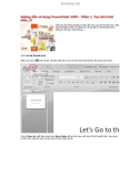 Hướng dẫn sử dụng PowerPoint 2007 - Phần 1. Tạo bài trình diễn_II