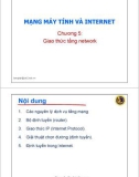 Bài giảng Mạng máy tính và internet: Chương 5 - ThS. Trần Quang Hải Bằng