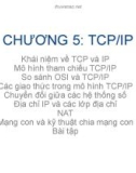 Bài giảng Mạng máy tính: Chương 5 - ThS. Trần Bá Nhiệm