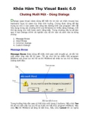 Khóa Hàm Thụ Visual Basic 6.0 _Chương 11