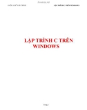 Lập trình C trên Windows