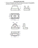 Giáo trình Auto Cad - Bài tập phần hình chiếu