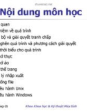 Bài giảng Hệ điều hành máy tính: Lecture 1 - Nguyễn Thanh Sơn