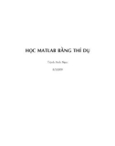 HỌC MATLAB BẰNG THÍ DỤ