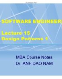 Lecture Software engineering: Lecture 15 - TS. Đào Nam Anh