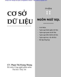 Bài giảng Ngôn ngữ SQL