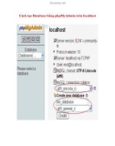Cách tạo Database bằng phpMyAdmin trên localhost